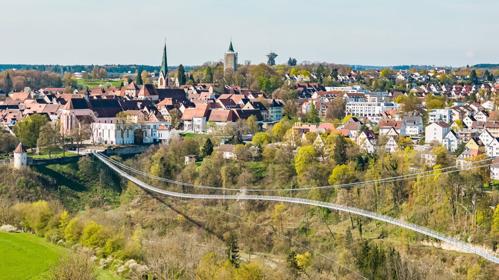 Fatzer Seile an der Hängebrücke in Rottweil